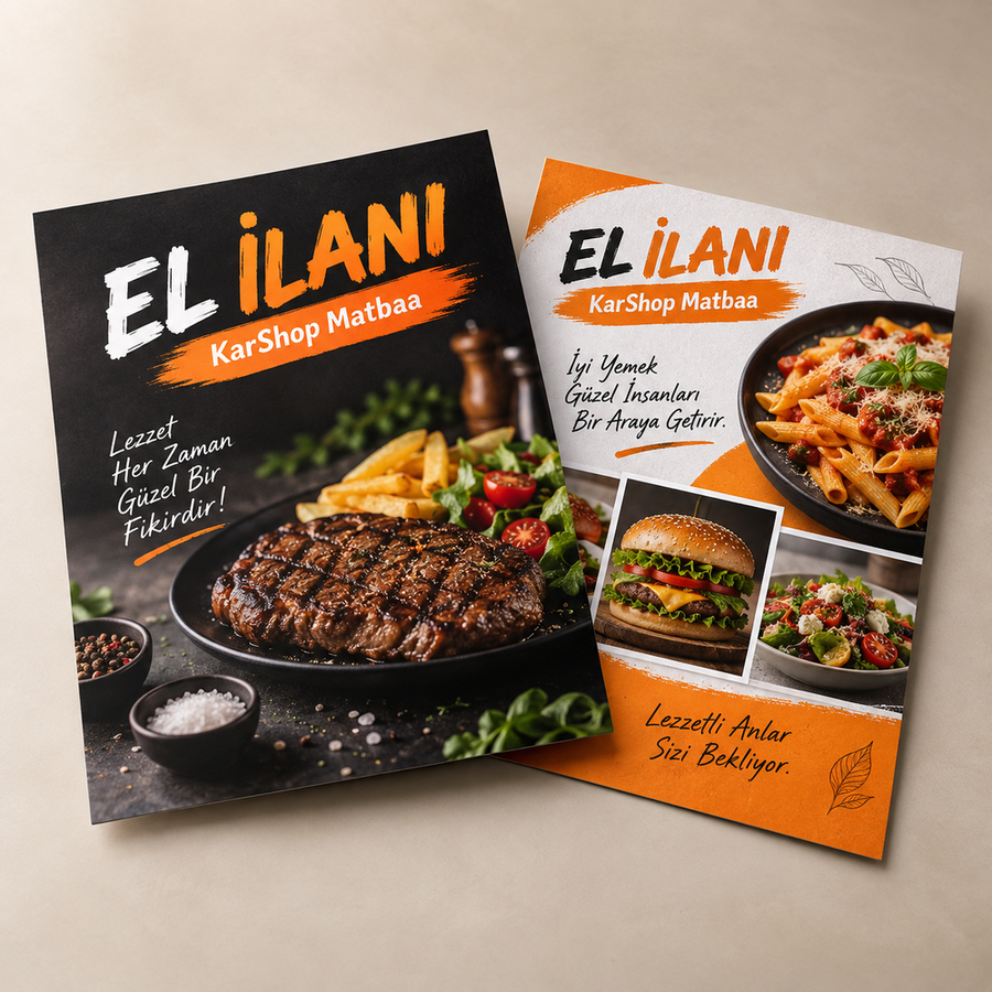 El İlanı / Broşür (Renkli) 105 Gr