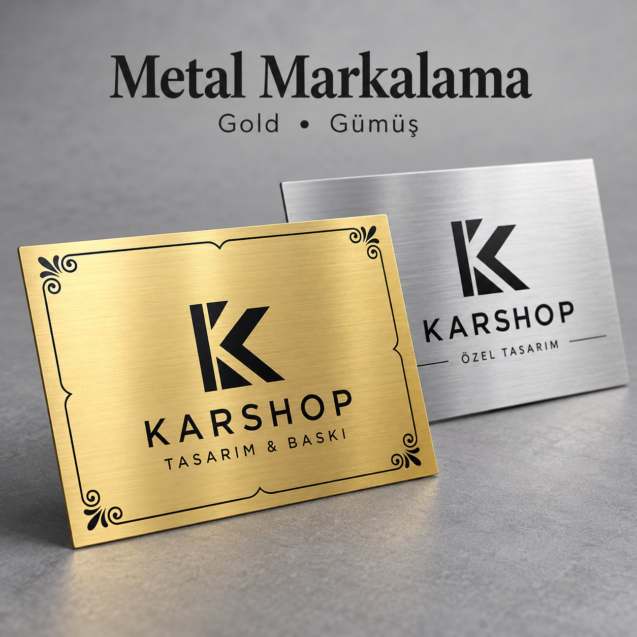 Renkli Baskı Metal Levha