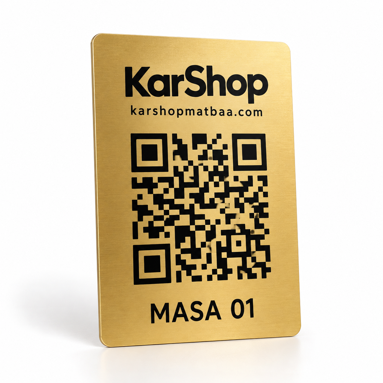 Metal QR – Gold